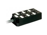 Murrelektronik 27862 6xM12 4-pin cable fixed 5m PUR passive distributor