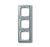 Busch-Jaeger 1723-866K cover frame, 3-way frame stainless steel