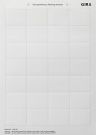 Gira 145600 labelling sheets 36.9x46.9mm accessories