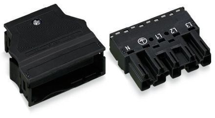 Wago 770-315 5-pin, black plug part