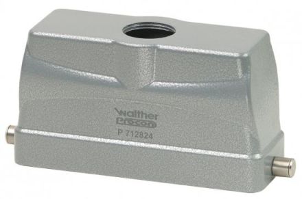 Walther P712824 24-pin 1xM25 56mm high straight grommet housing