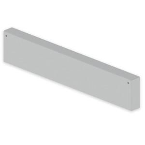 Unex 66633 grey RAL7035 100x600 U23X end piece