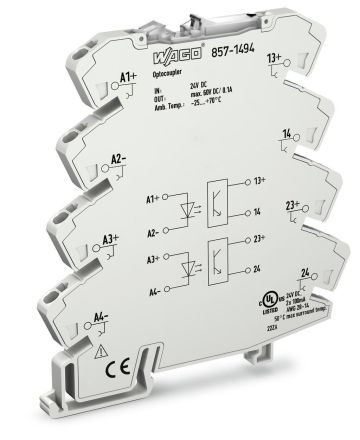 Wago 857-1494 Optocoupler 24V 0.1A Series 857 24V