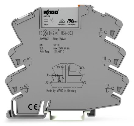 Wago 857-303 switching relay series 857 1W IP20