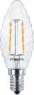 Philips 57411900 Classic candle 2-25W E14 827 ST35 clear LED bulb
