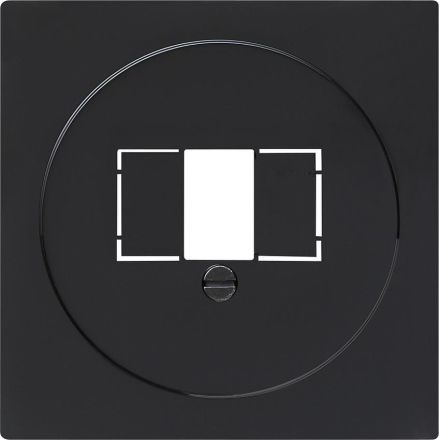 Gira 027647 cover TAE stereo + USB S-Color black
