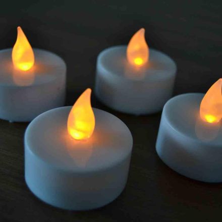 FHS 23904 LED tea lights 6-pack with on/off switch