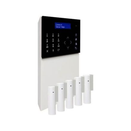 Comelit Group Germany KSW32010LD 5x magnetic contact radio SecureHub basic kit