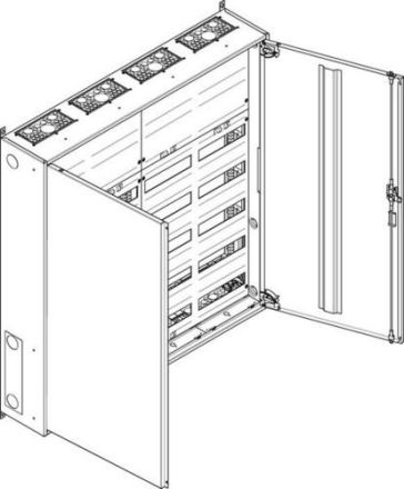 ABN IP43 double insulated 5RE REG/2 RE terminals wall housing (S47RK052)