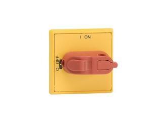 ABB Stotz contact OHYS3RH, selector handle I-0/ON-OFF red-yellow no separate shaft required, 1SCA105328R1001