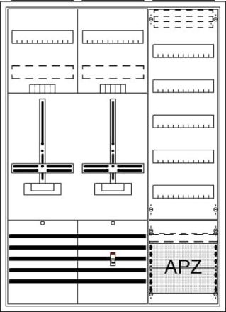 ABB Striebel & John 2CPX054287R9999 DA37CG AP 3Pkt.A37 2Z1V5A2 Complete cabinet