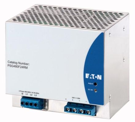 Eaton PSG480F24RM 3-phase 3x400-500VAC 20A power supply, 172885