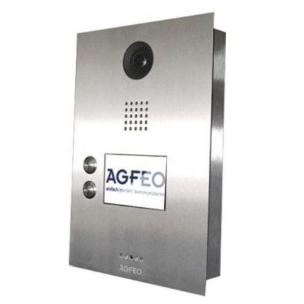 Agfeo 6101561 IP-Video TFE 2 silver door station