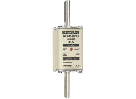 Mersen 1C245.000000 NH2GG69V35 35A size 2 AC690V KK gG NH fuse link