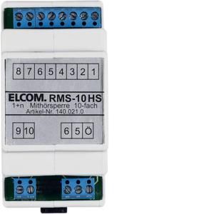 Elcom 1400210 privacy switch RMS-10 HS 1+n 10 participants