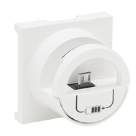 Legrand 864125 Cover Niloe Step Micro-USB Ultrawhite, (white)