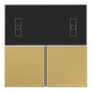 JUNG ME4093TSAC button set F40 series LS | for compact room controller | brass classic