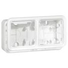 Legrand 070742 Housing FRAP Artic Housing 2f horiz., (white)