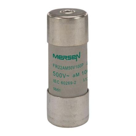Mersen T222979J FR22AM50V100P 100A aM AC400-690V 22x58 cylindrical fuse link