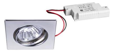 Brumberg 39305153 230V AC 6W 3000K nickel ma LED recessed ceiling spotlight