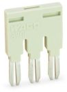 Wago 870-407 7-way light grey comb bridge