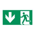 CEAG emergency light one-sided PU for Style ISO 7010 pictogram