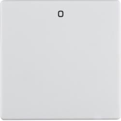 Berker 16226089 rocker with imprint '0' polar white velvet Berker Q.1/Q.3