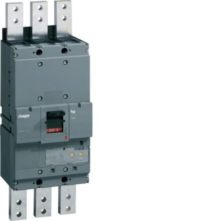 Hager HEF980H circuit breaker h1600 3-pole 70kA 1250A LSI