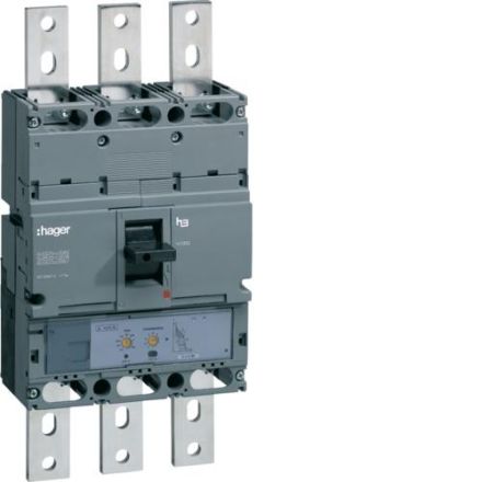Hager HNE970H circuit breaker h1000 3-pole 50kA 1000A LSI