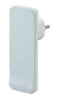 PROTEC.class 05104416 Illu+solid rubber flat plug SCHUKO PSFSW white