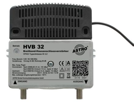 ASTRO Strobel 00217353 HVB 32 broadband amplifier