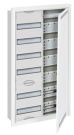 ABB Striebel & John U62MML media distribution board, flush-mounted 6-row, with cover frame and illuminated door, 2CPX030292R9999