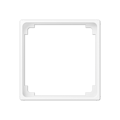 Jung A590ZWWM intermediate frame 50x50, Series A, snow white matt