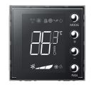 Bticino H4691 SCS room thermostat with display anthracite My Home