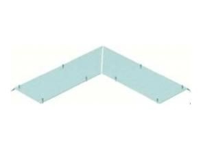 OBO Bettermann AIKF/AEA25040 250x40 for floor-mounted external corner blind cover, 7404898