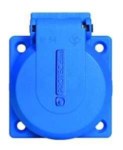 PROTEC.class 05105419 Plugs and sockets built-in socket SCHUKO blue IP54 PSES 54