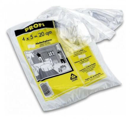 Cimco 145006 made of PE-HD film thickness 0.015mm 4x5m tarpaulin