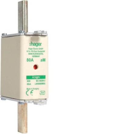 Hager LNH0080M6A NH fuse link NH0 aM 690V 80A K-detector