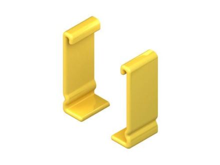 Niedax SKK100 yellow H: 100mm plastic PVC-soft protective cap pair