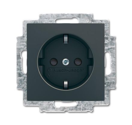 Busch-Jaeger 20 EUCB-15-914 SCHUKO® socket insert, with increased contact protection black