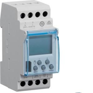 Hager EGN103 1 changeover contact, 16A, 2 PLE, digital weekly timer