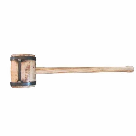 Triuso 6HSV wooden mallet 6kg with welded flat iron