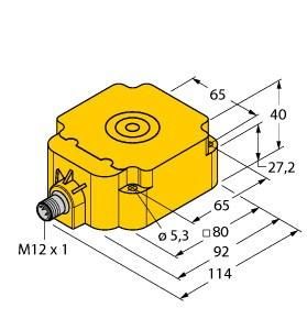 Turck 1535545 NI50-Q80-LIU-H1141 Inductive sensor