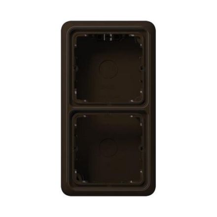 Jung CD582ABR surface-mounted cap 2-way, CD series, brown