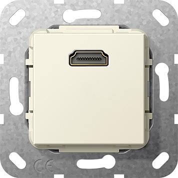 Gira 566901 HDMI Gender Changer insert cream white