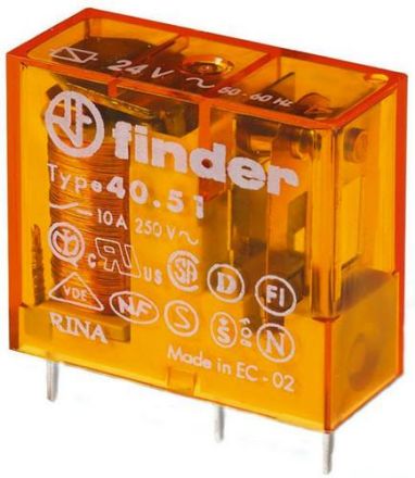Finder 40.51.8.024.0000 PCB relay