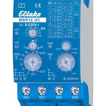 Eltako 22500501 Multifunctional sensor relay MSR12-UC 8..230V UC