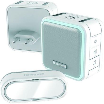 Honeywell DC515SP2L 150m 6 tones 84dB light ring wireless chime adapter set