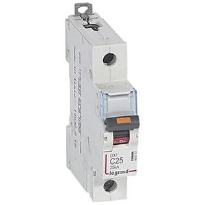 Legrand 409757 Circuit breaker DX3 C25A 1P 25KA 1M