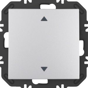 BERKER 24118204 EnOcean pushbutton sensor S.1/B.3/B.7 | 1-fold, arrows | matt aluminum